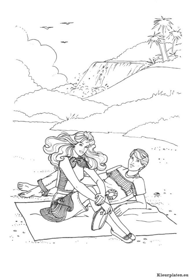 Zomervakantie kleurplaten