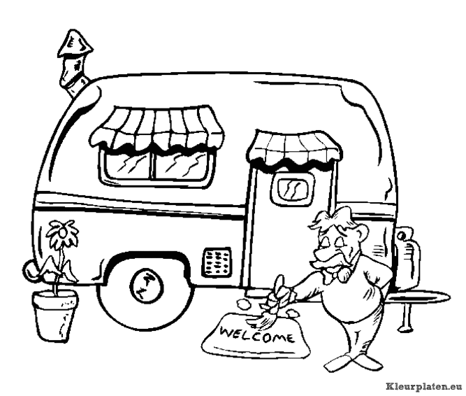Zomervakantie kleurplaten