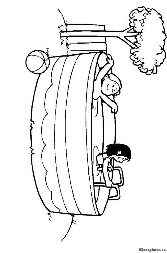 Zomervakantie kleurplaten
