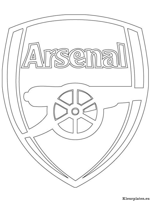 Arsenal kleurplaat