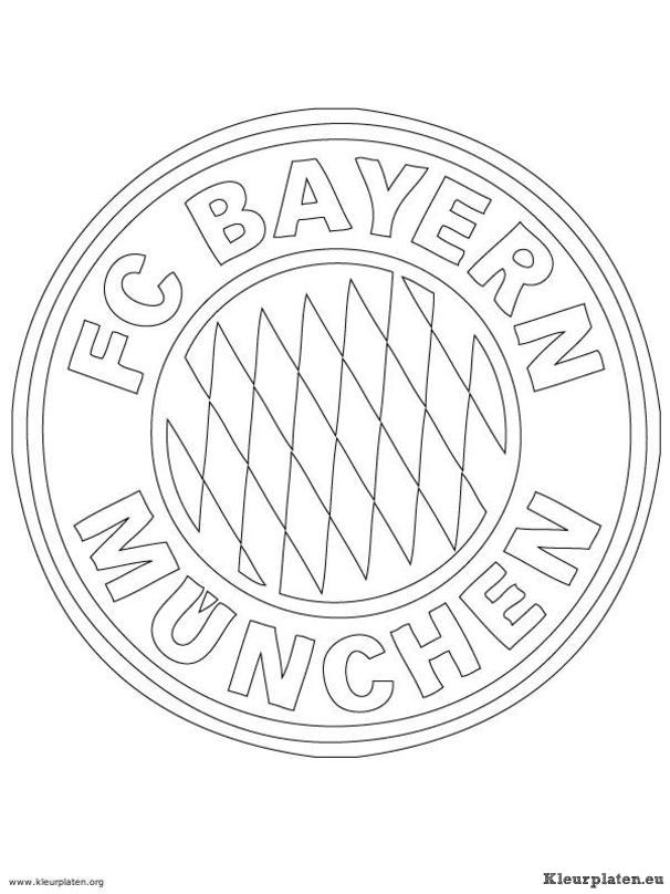 Fc bayern munchen kleurplaten