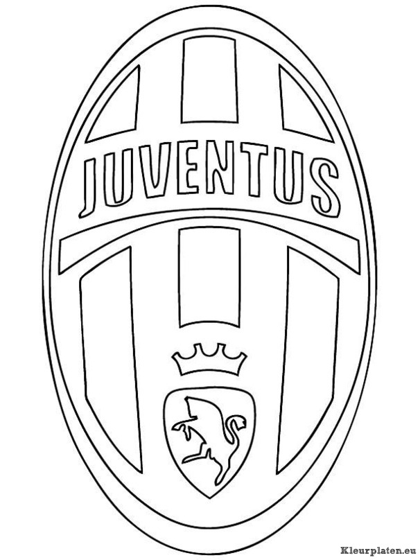 Juventus kleurplaat