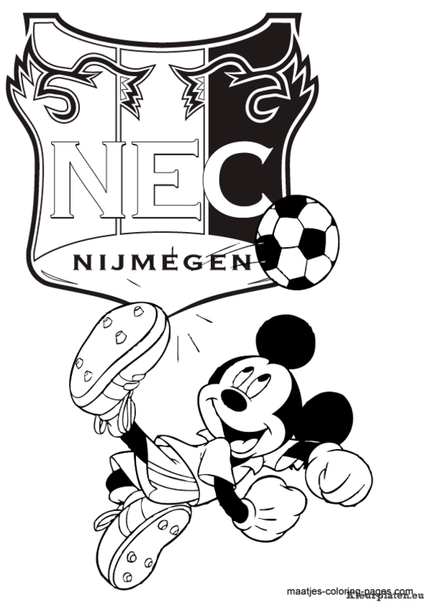 Nec kleurplaat