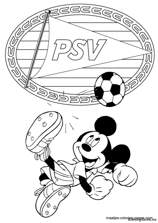 Psv kleurplaten