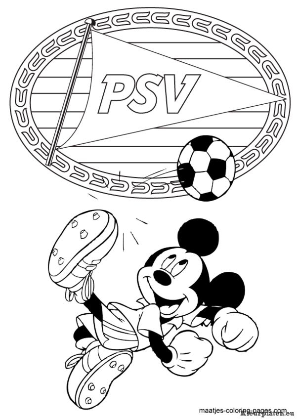 Psv kleurplaat