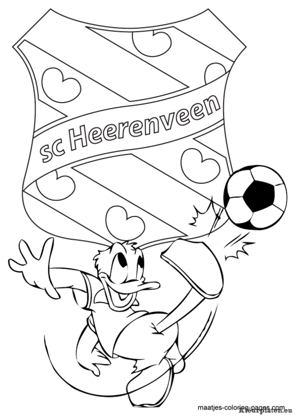 Sc heerenveen kleurplaten