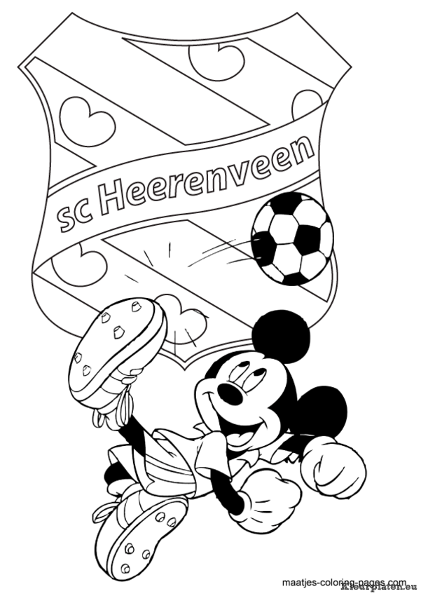 Sc heerenveen kleurplaten