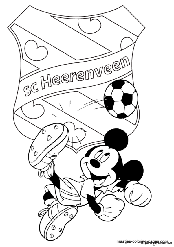 Sc heerenveen kleurplaat