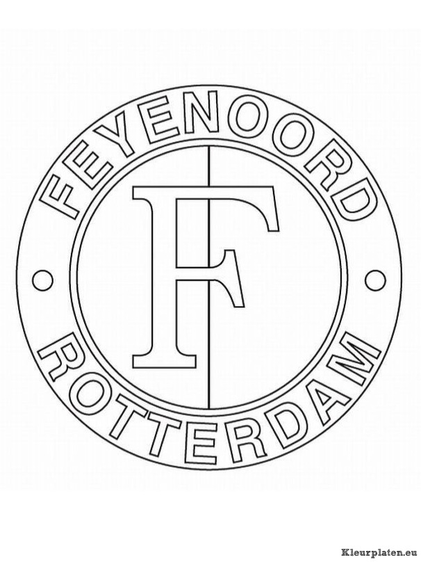 Voetbalclub nederland logo kleurplaat