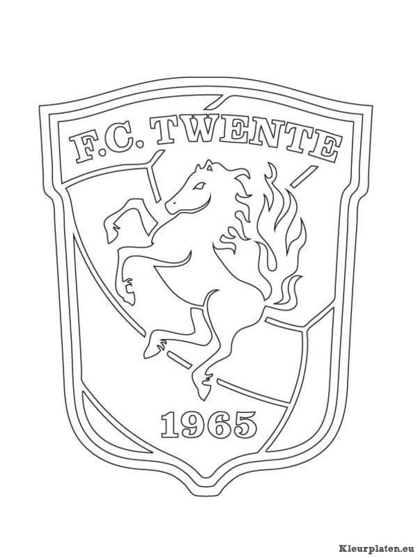 Voetbalclub nederland logo kleurplaten